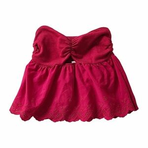 NEW Red babydoll tube top